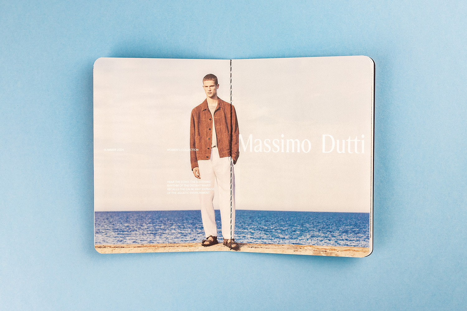 Catalog book Massimo Dutti summer collection 2024