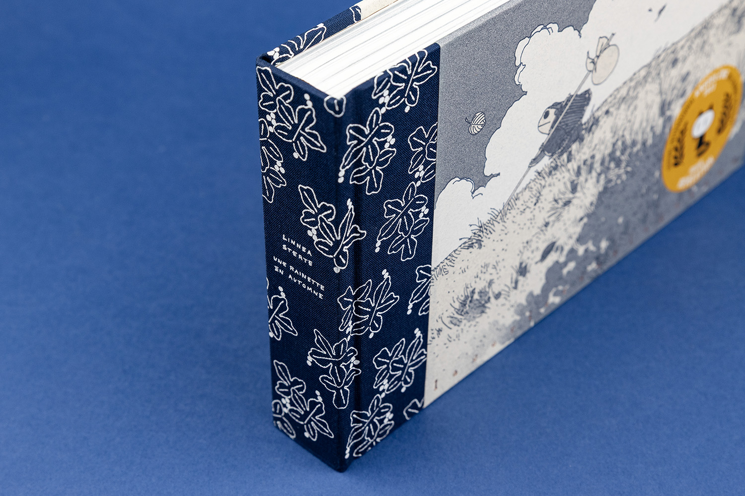 Reliure dos avec tissu Linnea Sterte Les Editions de la Cerise