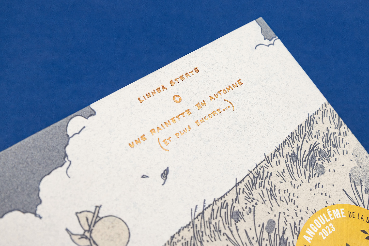 Stamping dorure a chaud Linnea Sterte Les Editions de la Cerise