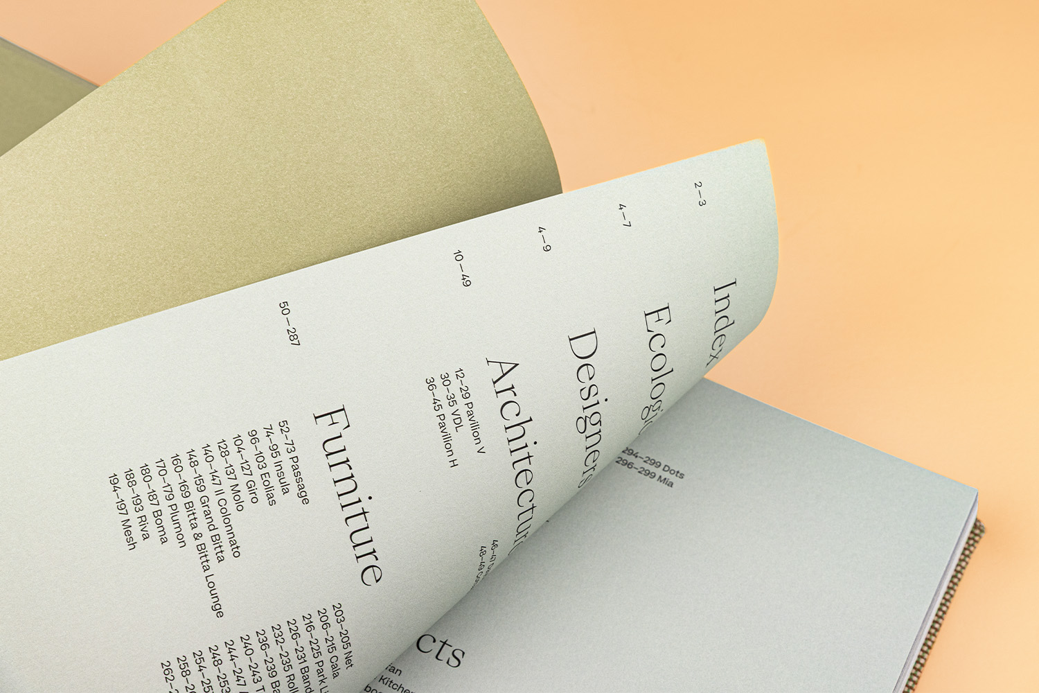 Kettal living catalog printing