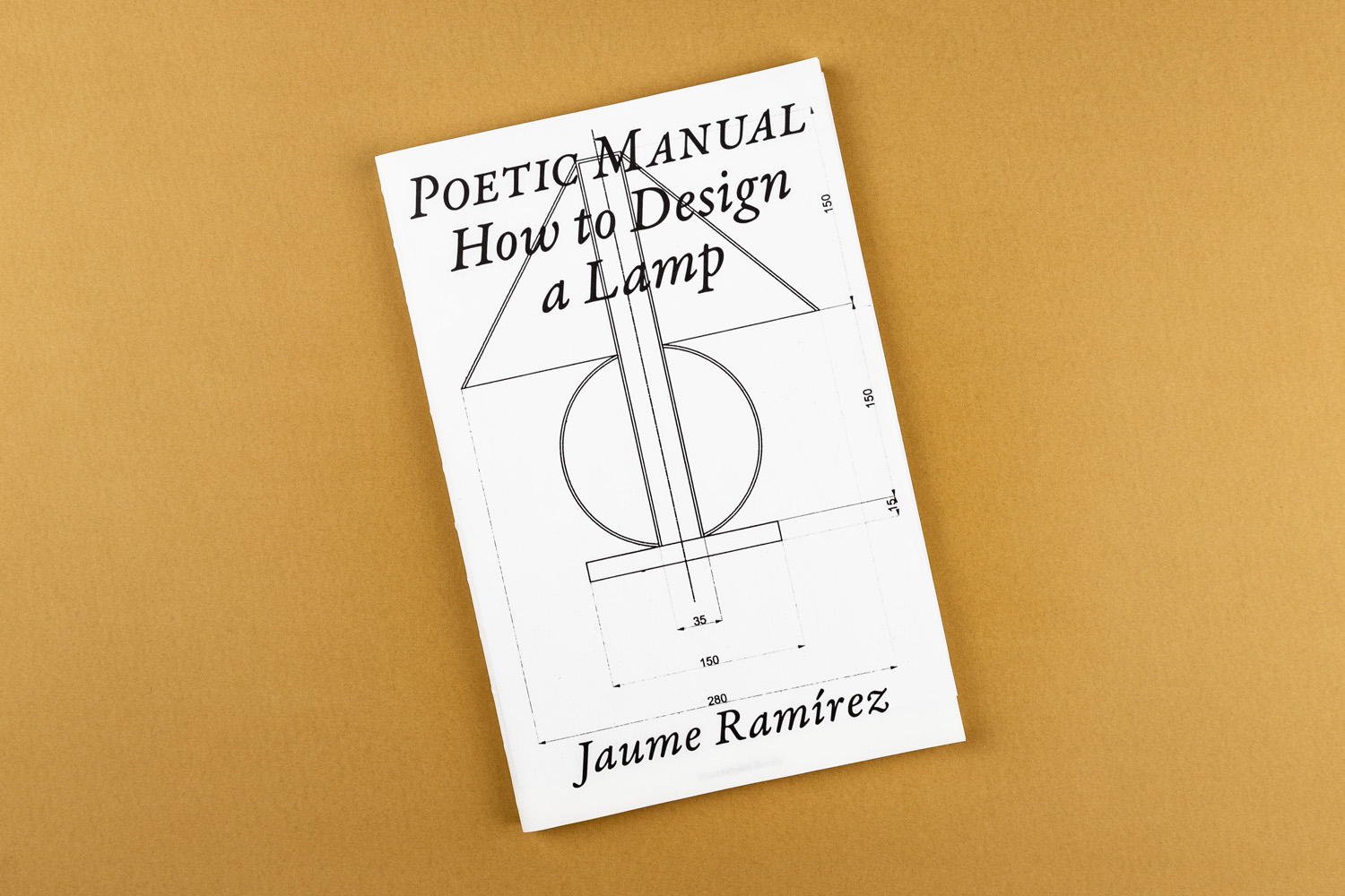 Poetic Manual lamp design Jaume Ramírez